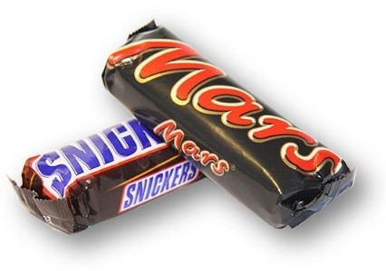 Nepirkime „Mars“ ir „Snickers“ saldumynų