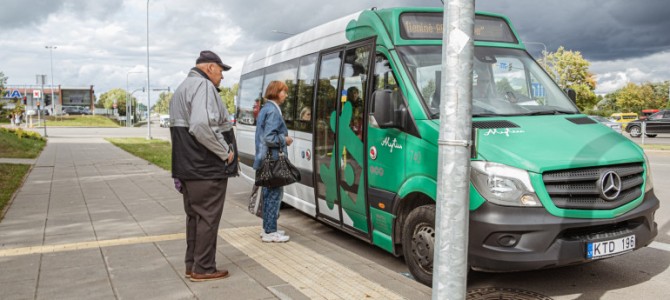 Tarptautinė pagyvenusių žmonių dieną: senjorai Alytaus miesto viešuoju transportu važiuos už 1-ą euro centą!